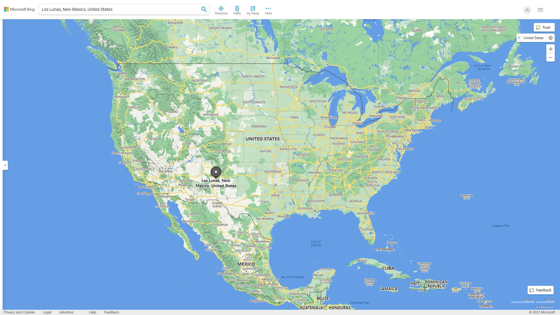 Where is Los Lunas in the US